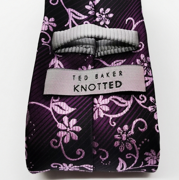 Ted Baker Silk Tie, Ted Baker KNOTTED - Picture 3 of 5